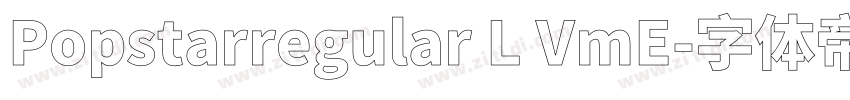 Popstarregular L VmE字体转换